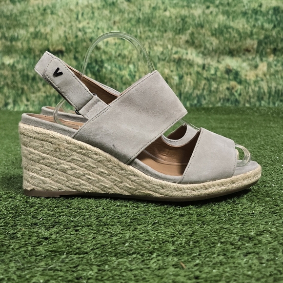 Vionic | Brooke SDE Genuine Suede Supportative Espadrille Wedges \\ SIZE 10 - Picture 4 of 16